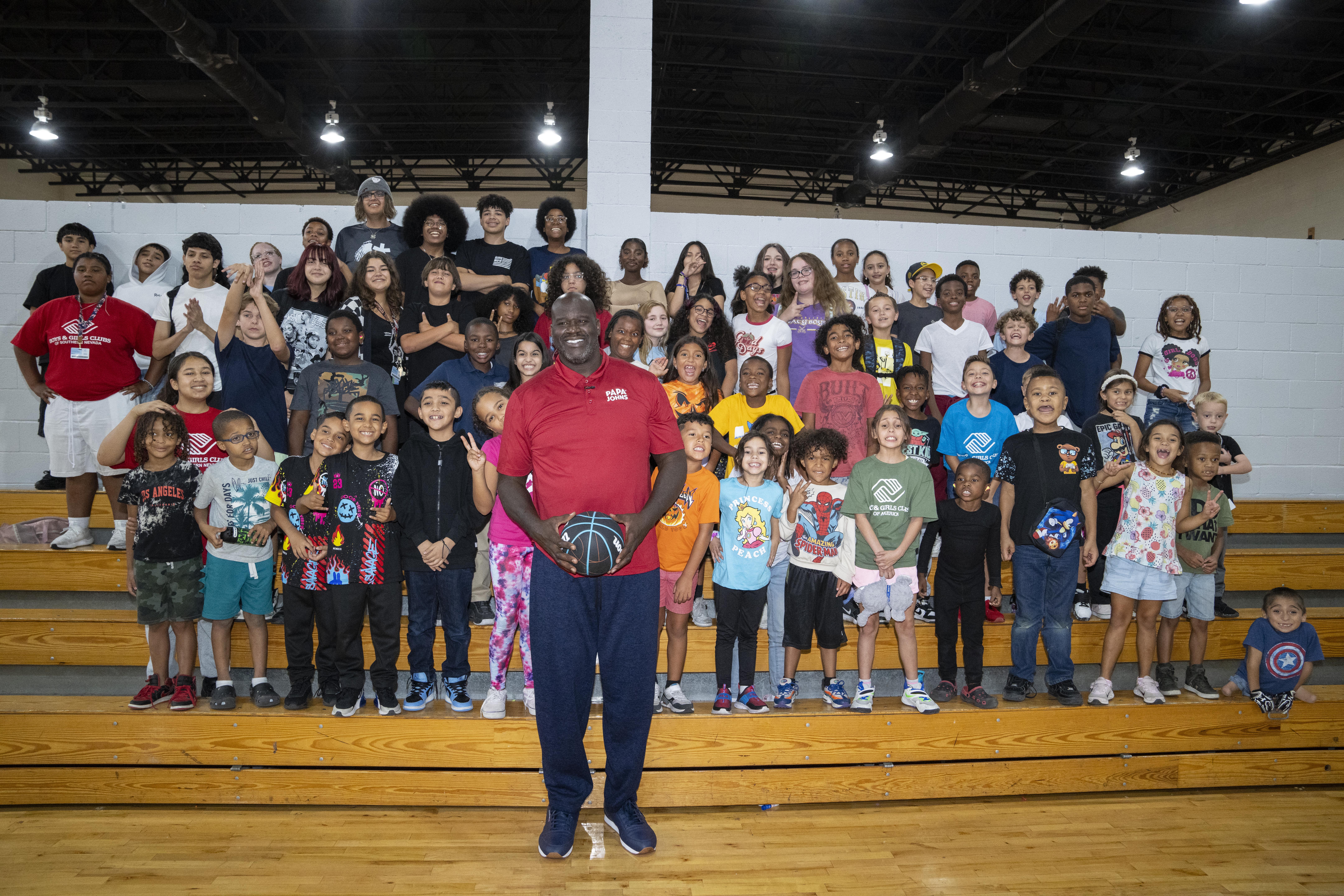 Shaquille O’Neal visited a Boys and Girls Club of America to hear directly from kids and BGCA members about their business ideas that can help impact their community