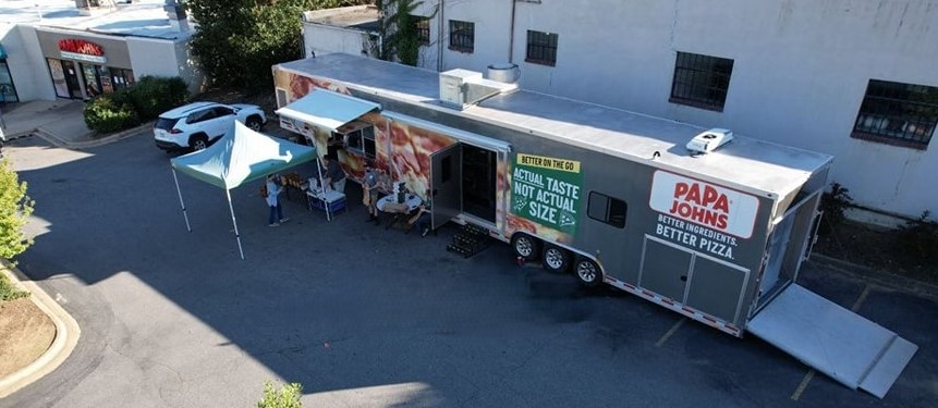 Papa Johns mobile kitchen