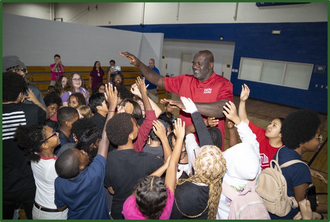 Kids, like the ones Shaq met with recently in Las Vegas at a local Boys & Girls Club, are invited to share their brilliant ideas for small businesses and community improvement projects with us for a chance to pocket a $5,000 grant to kickstart their dreams.