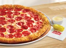 A picture of Garlic 5-Cheese Crust Pizza