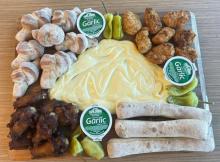 Papa Johns Garlic Sauce Board