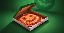 Papa Johns Jack-O-Lantern Pizza