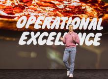 Joe Sieve speaks at the 2025 Papa Johns Franchise Conference