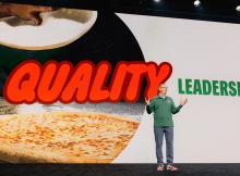 Todd Penegor speaks at the 2025 Papa Johns Franchisee Conference