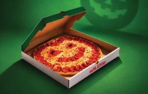 Papa Johns Jack-O-Lantern Pizza