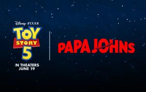 Papa Johns Teams Up with Disney and Pixar for the release of Toy Story 5