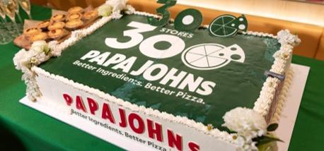 Papa Johns celebrates its 300th restaurant in China