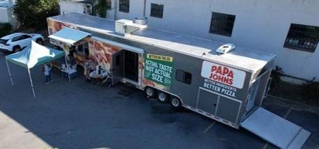 Papa Johns mobile kitchen