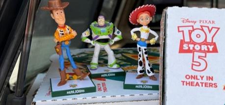 Toy Story 5 Collectibles from Papa Johns