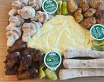 Papa Johns Garlic Sauce Board