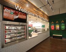 Interior of Papa Johns Restaurant