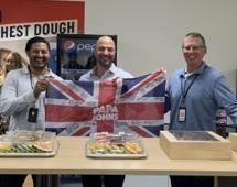 Todd Penegor visits the Papa Johns Milton Keynes Restaurant Support Center